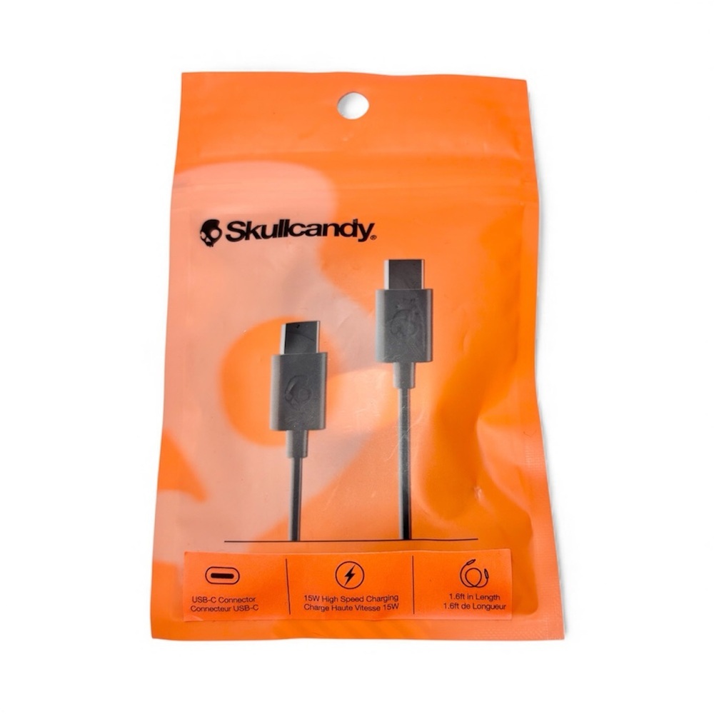 🎒BTS SALE📚 Skullcandy USB-C Cable 1.6Ft 15W Charging NEW